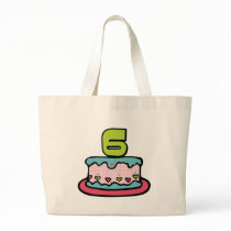 6 Year Old Birthday Cake bags by Birthday_Bash 6 Year Old Birthday Cake bags
