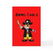 6 year old pirate boy cards