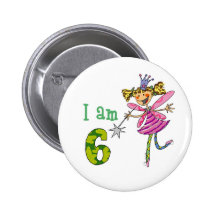 6 year old princess fairy button
