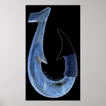 6ft.Makau Ancient Fishing Hook posters