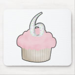 6th Birthday Cupcake Mouse Pad