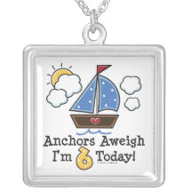 6th Birthday Sailboat Necklace