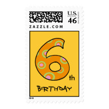 6th Birthday Stamps