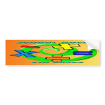 6th Grade Rocks - Math Symbols Bumper Sticker