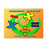 6th Grade Rocks - Math Symbols Post Cards