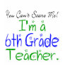 6th Grade Teacher Tee