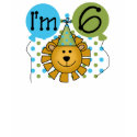 6th Lion Birthday t-shirts
