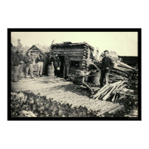 6th N.Y. Artillery Camp at Brandy Station, VA 1864 posters