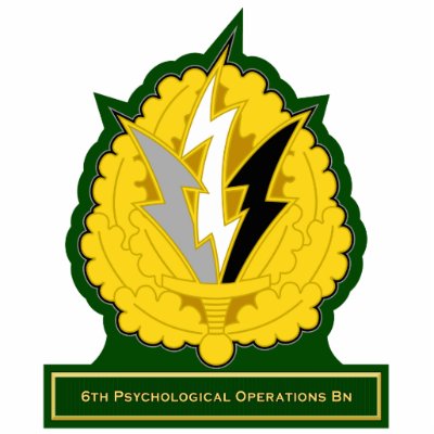 6th Psychological Operations Battalion DUI Cut Outs by a2zgraphicsworks