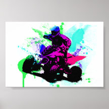 6x4 Splatter Poster (semi-gloss)