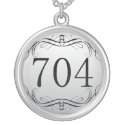 704 Area Code Jewelry