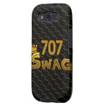 707 Area Code Swag Galaxy SIII Cases