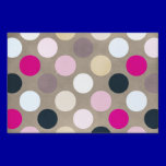 7096_polka-dots-44-pink-brown POLKA DOTS HOT PINK yard signs