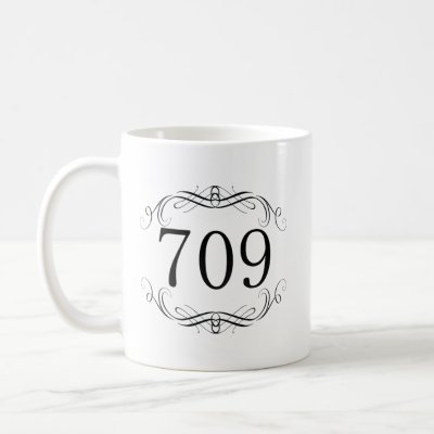 709 Area Code Coffee Mugs by