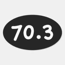 70.3 OVAL STICKERS