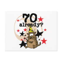 70 Already Birthday Postcard