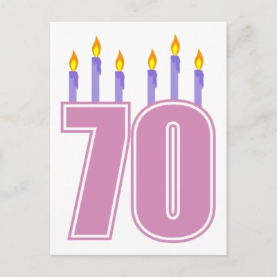70 candles this cute design is perfect for anyone s 70t