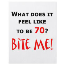 70 Bite Me! Personalized Flyer