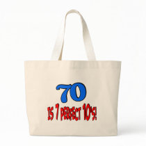70 is 7 perfect 10's  (BLUE) bags