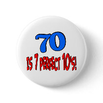 70 is 7 perfect 10's  (BLUE) buttons