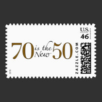70 Is The New 50 Postage Stamps