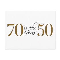 70 Is The New 50 Postcards