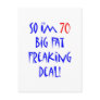 70 So I'm 70 ... Postcard