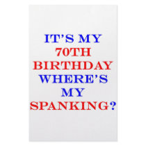 70 Where's my spanking? Custom Stationery