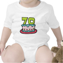 70 Year Old Birthday Cake t-shirts by Birthday_Bash 70 Year Old Birthday Cake t-shirts