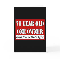 70 Year Old, One Owner - Needs Parts, Make Offer Greeting Card