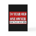 70 Year Old, One Owner - Needs Parts, Make Offer cards