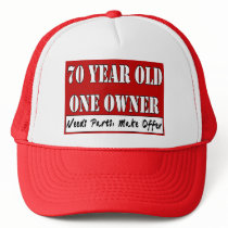 70 Year Old, One Owner - Needs Parts, Make Offer Hat