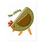 70s Chick Postcard
