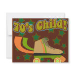 70's Child Personalized Invite