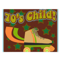 70's Child Personalized Invite