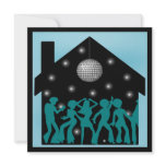 70s Disco Theme House Party Announcements