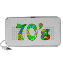 70's Flowers Mini Speakers