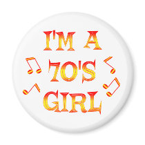 70s Girl Magnet