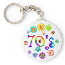 70s Love Keychain