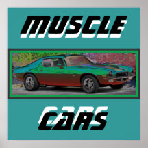 70s Muscle Car Print
