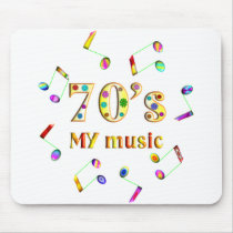 70s Music Lover Mouse Mats