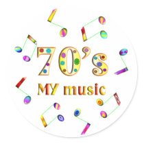 70s Music Lover stickers by TLArnold6 70s Music Lover stickers