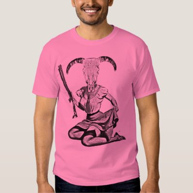 70&#39;s pin-up skull tee shirt