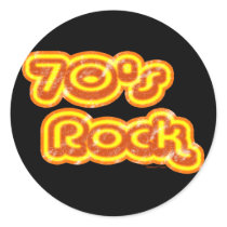 70's Rock Sticker by Method77 70's Rock Sticker