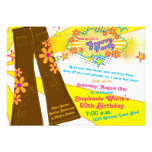 70s Theme Groovy Bell Bottoms 50th Birthday Party Invite