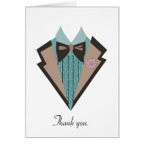 70s tux Thank you. cards