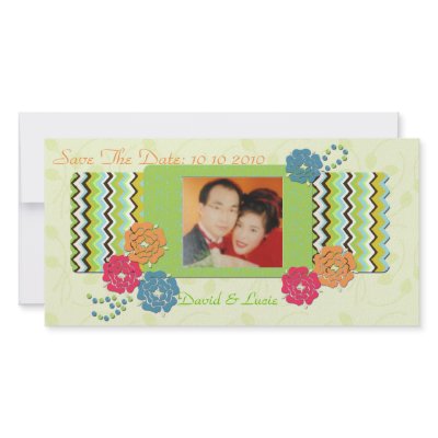 70's Wedding Announcement Photo Card by sushiandsasha