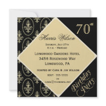 70th-79th Birthday Invitations