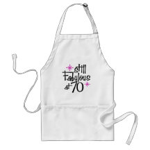 70th Birthday Apron