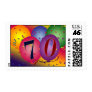 70th Birthday Balloon Postage